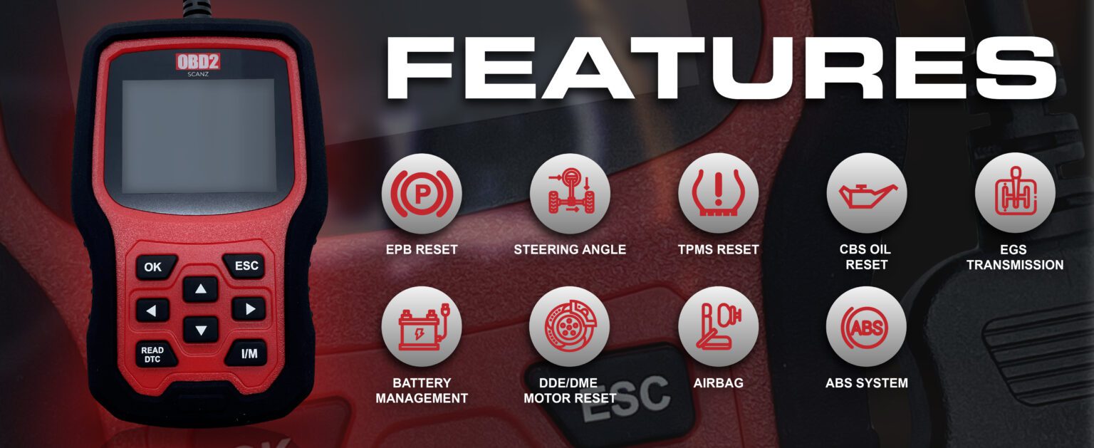 BMW Scanner Features